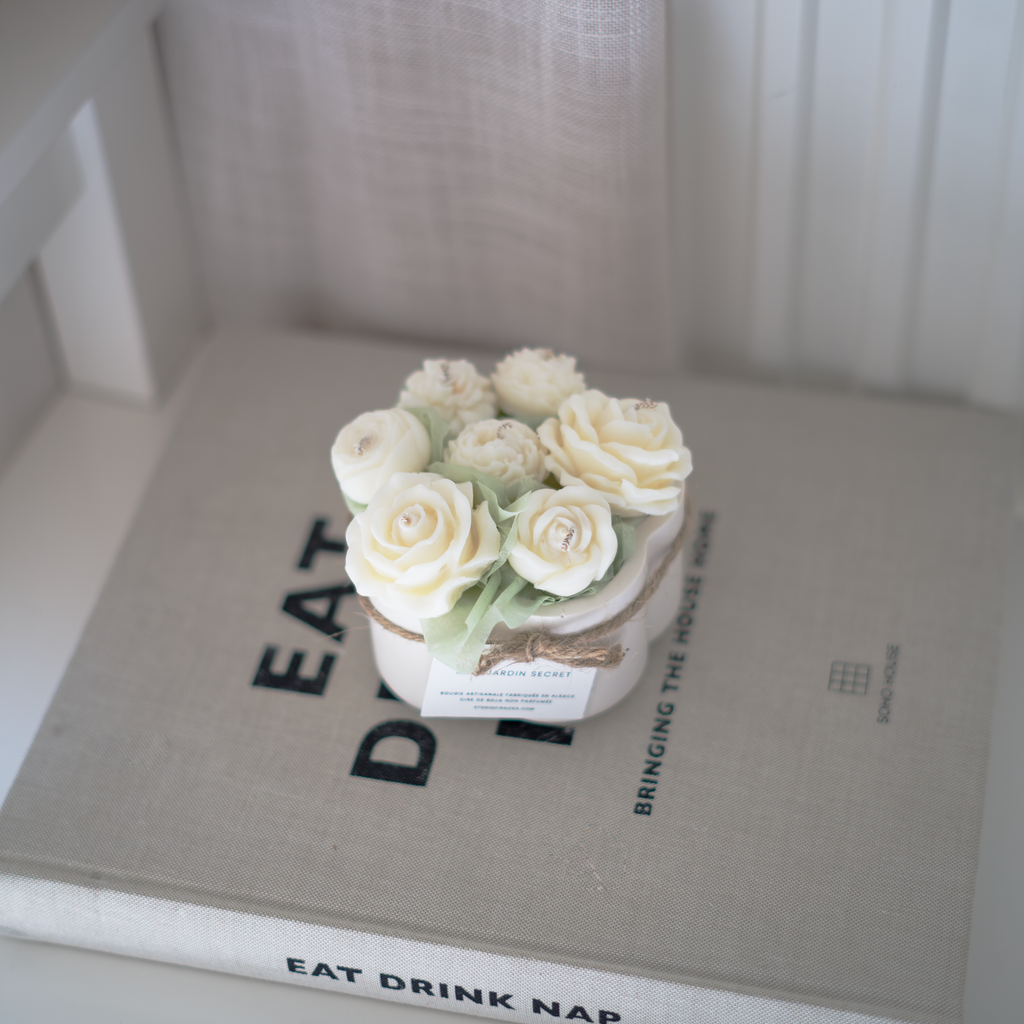 Bouquet of Soy Wax Candles - Mon Jardin Secret