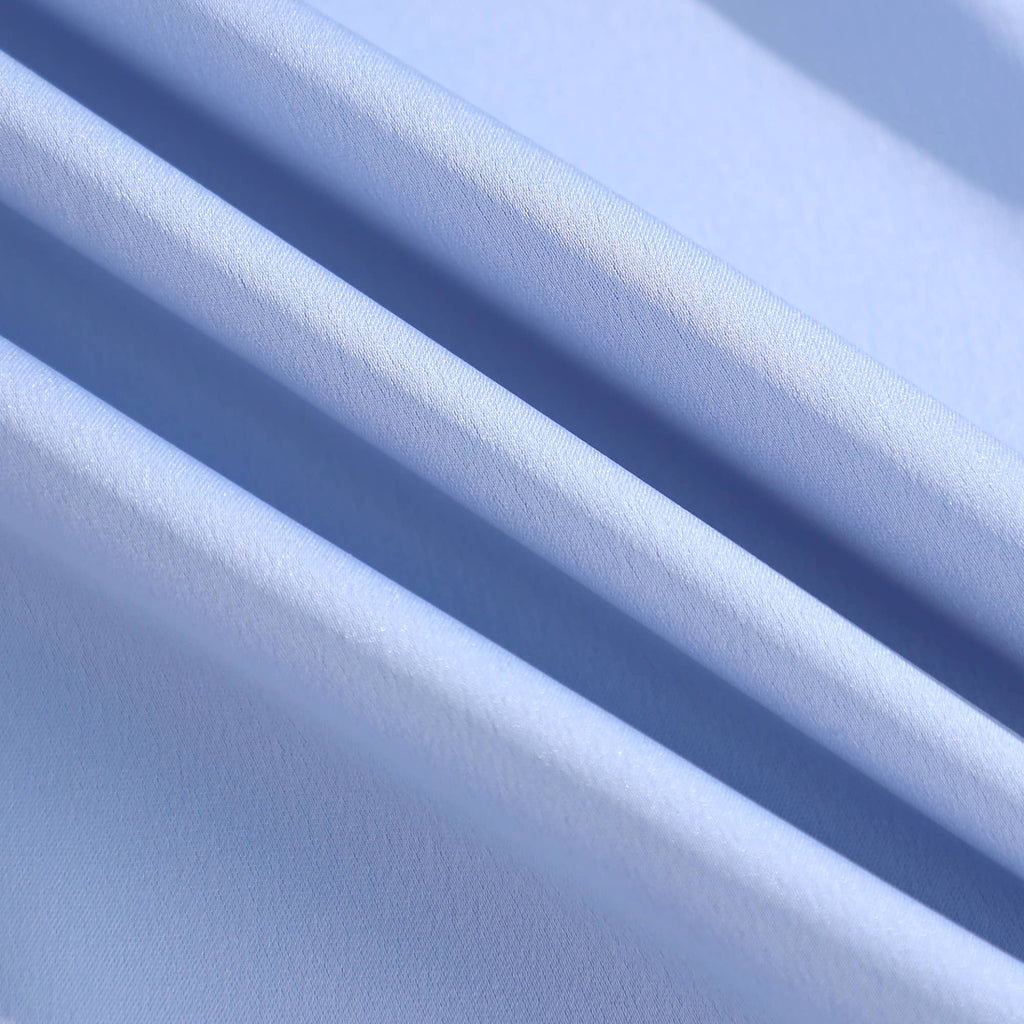 Embroidered Midi Skirt – Sky Blossom