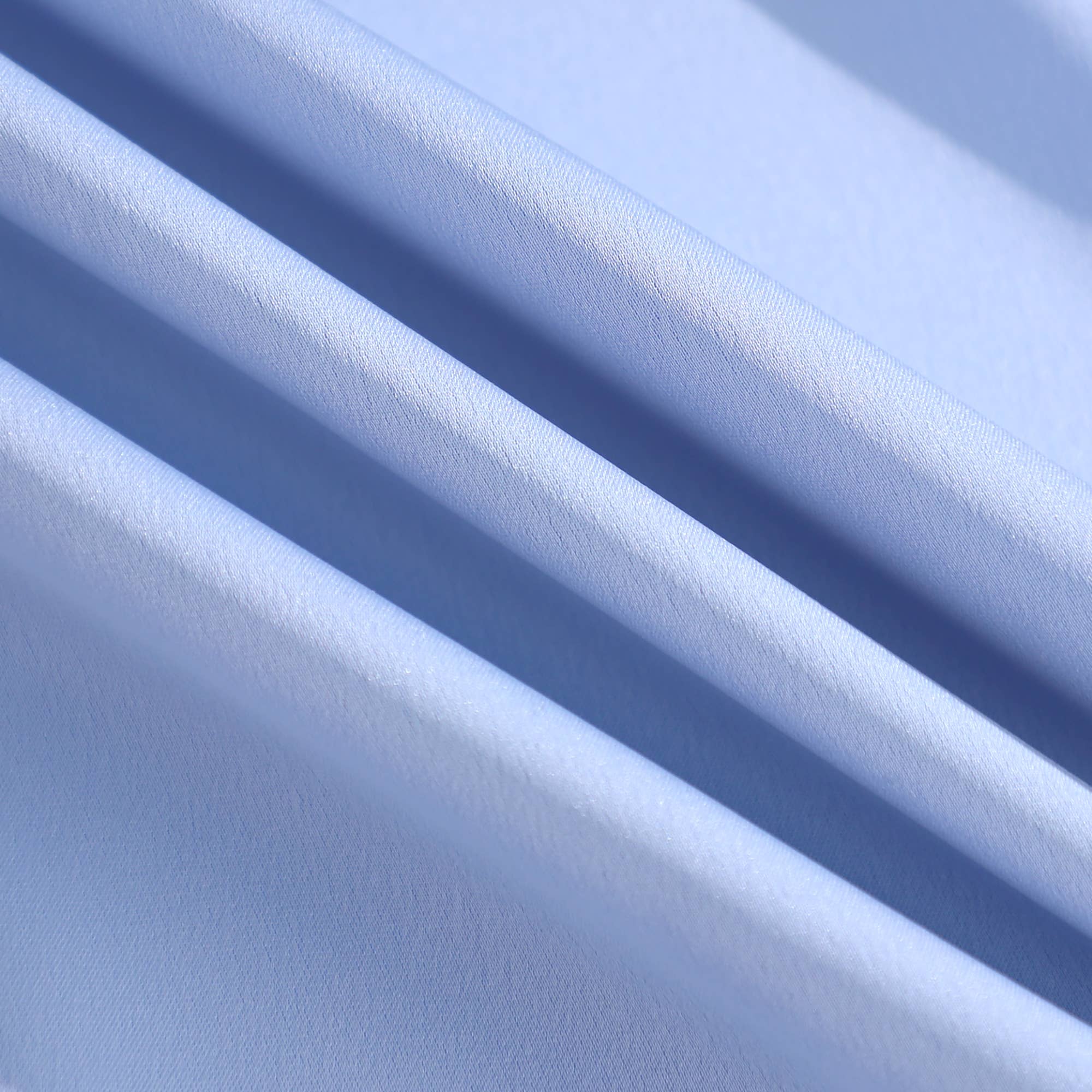 Embroidered Midi Skirt – Sky Blossom